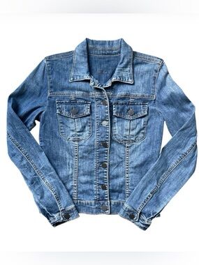 KUT from the Kloth Denim Jacket Classic Button Front Size XS